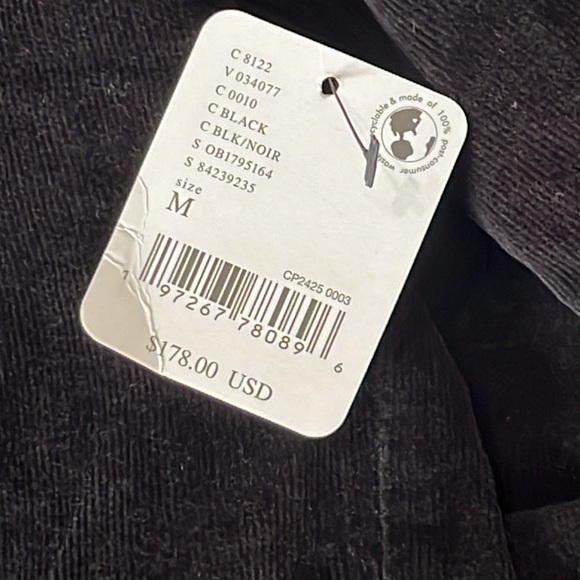 Free People We The Free Jayde Cord Flare Jumpsuit Black M and XL NEW WITH TAGS - Picture 11 of 13